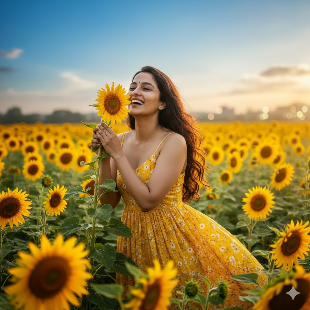 A girl with a camera, taking photos in the city